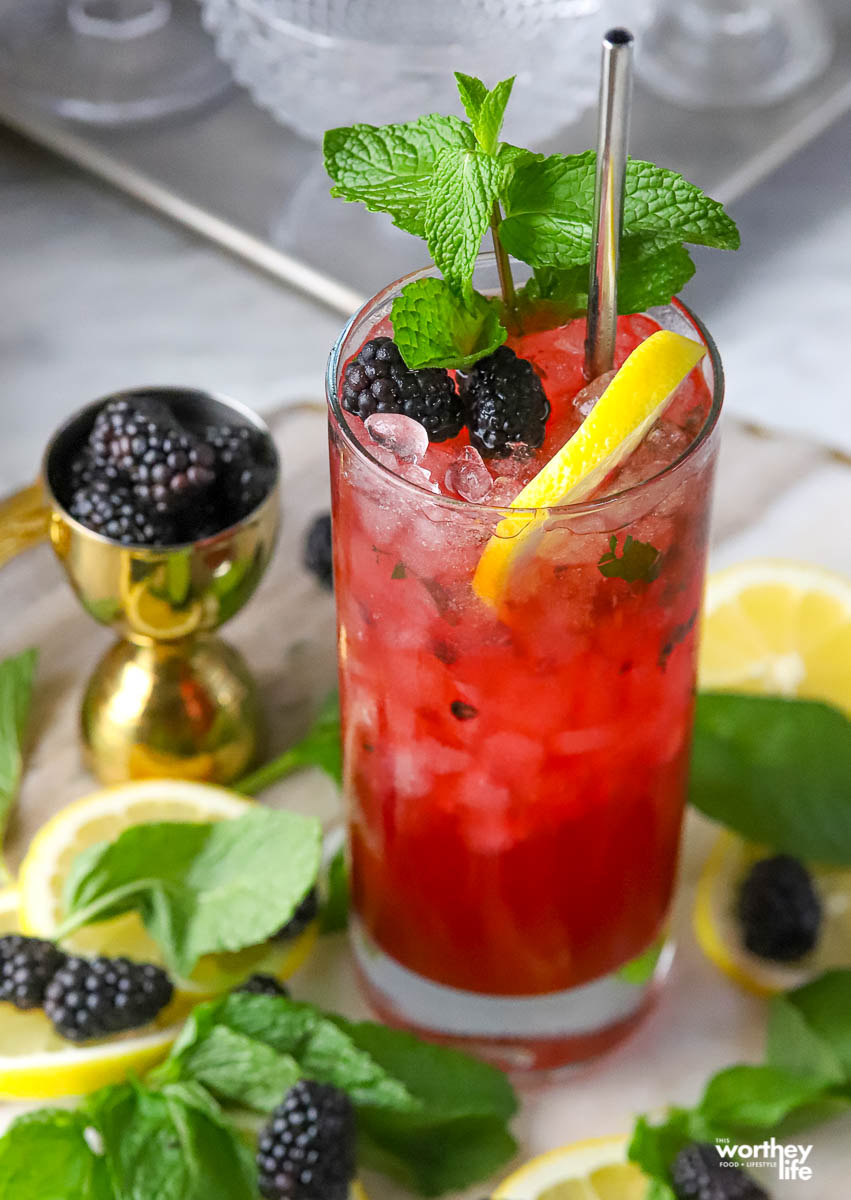 Blackberry Mint Julep Virgin Mint Julep