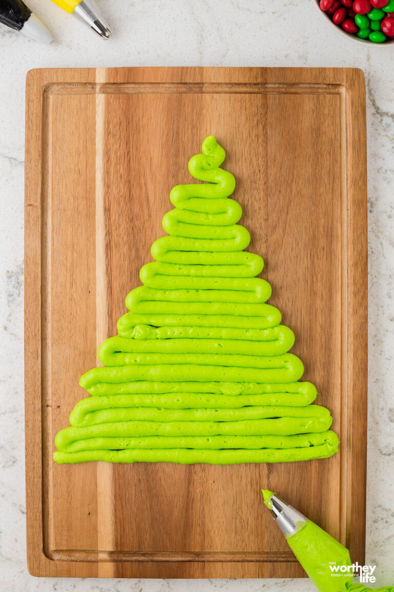 Christmas Tree Buttercream Board