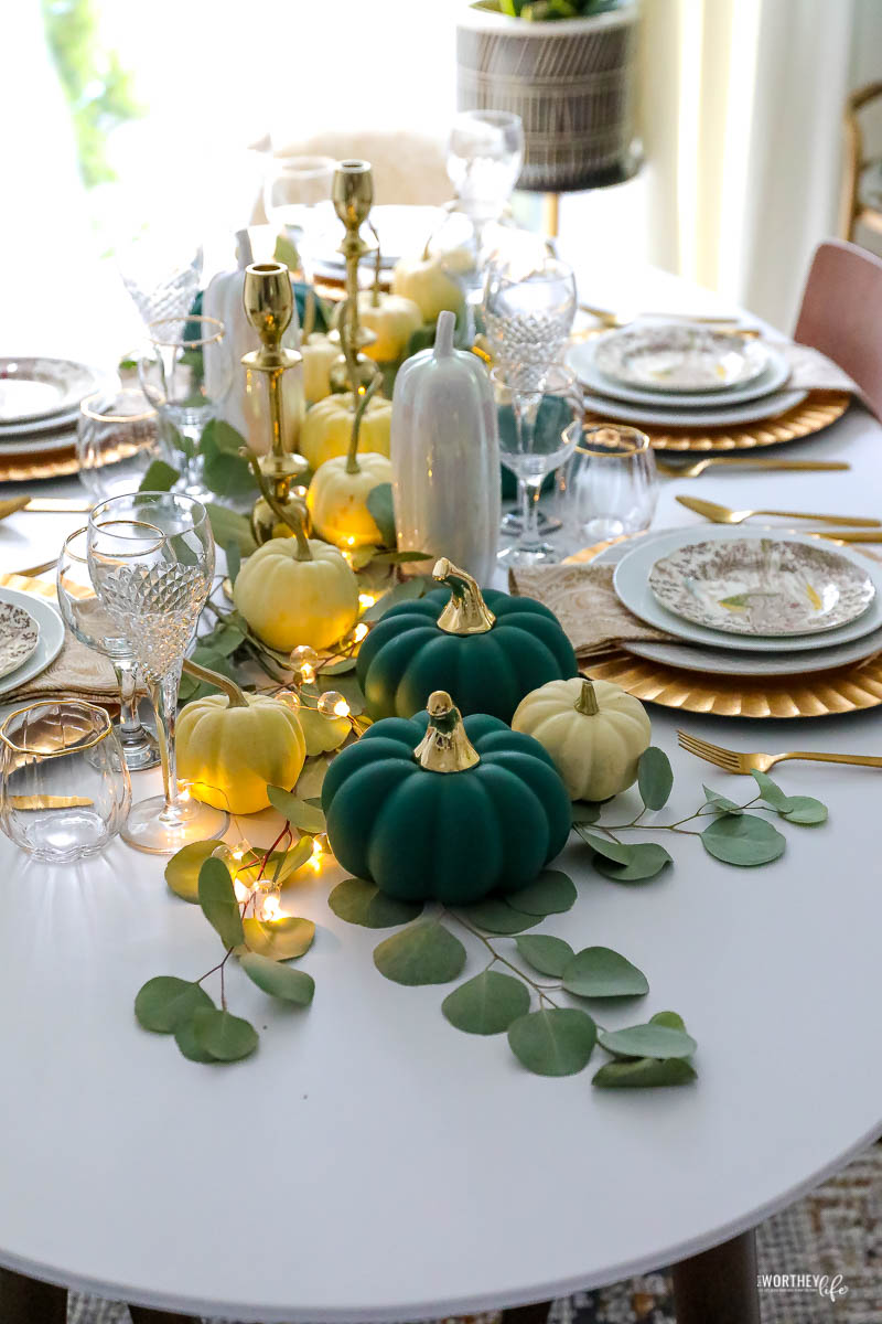 Thanksgiving Table Decor Idea | Holiday Tablescape