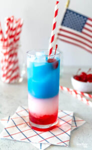 Easy Kid Drink Idea: Red, White and Blue Drink