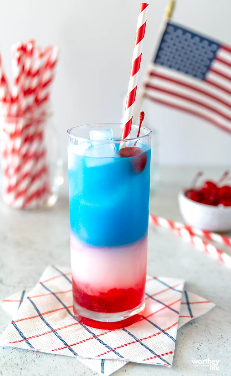 Easy Kid Drink Idea: Red, White And Blue Drink