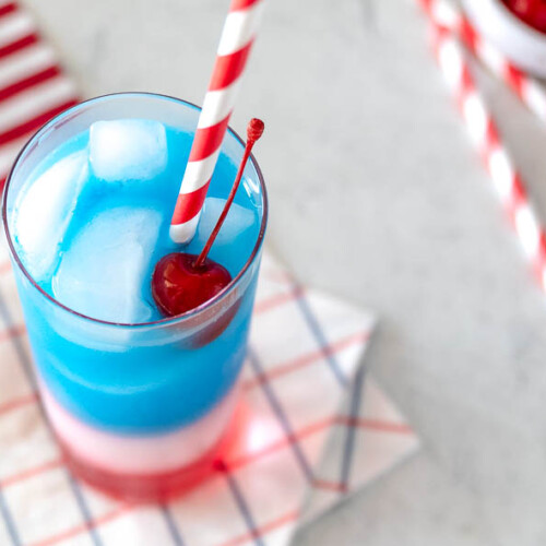 Easy Kid Drink Idea: Red, White and Blue Drink