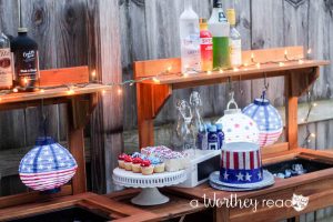 Red, White & Blue Outdoor Party Theme