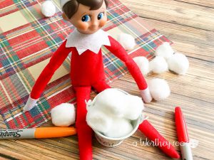 Snowball Fight Elf On The Shelf Ideas