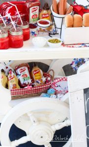 Americana DIY Hot Dog Stand