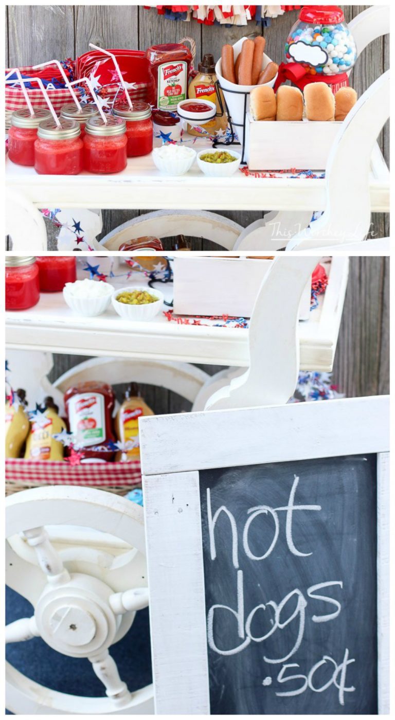 Americana DIY Hot Dog Stand