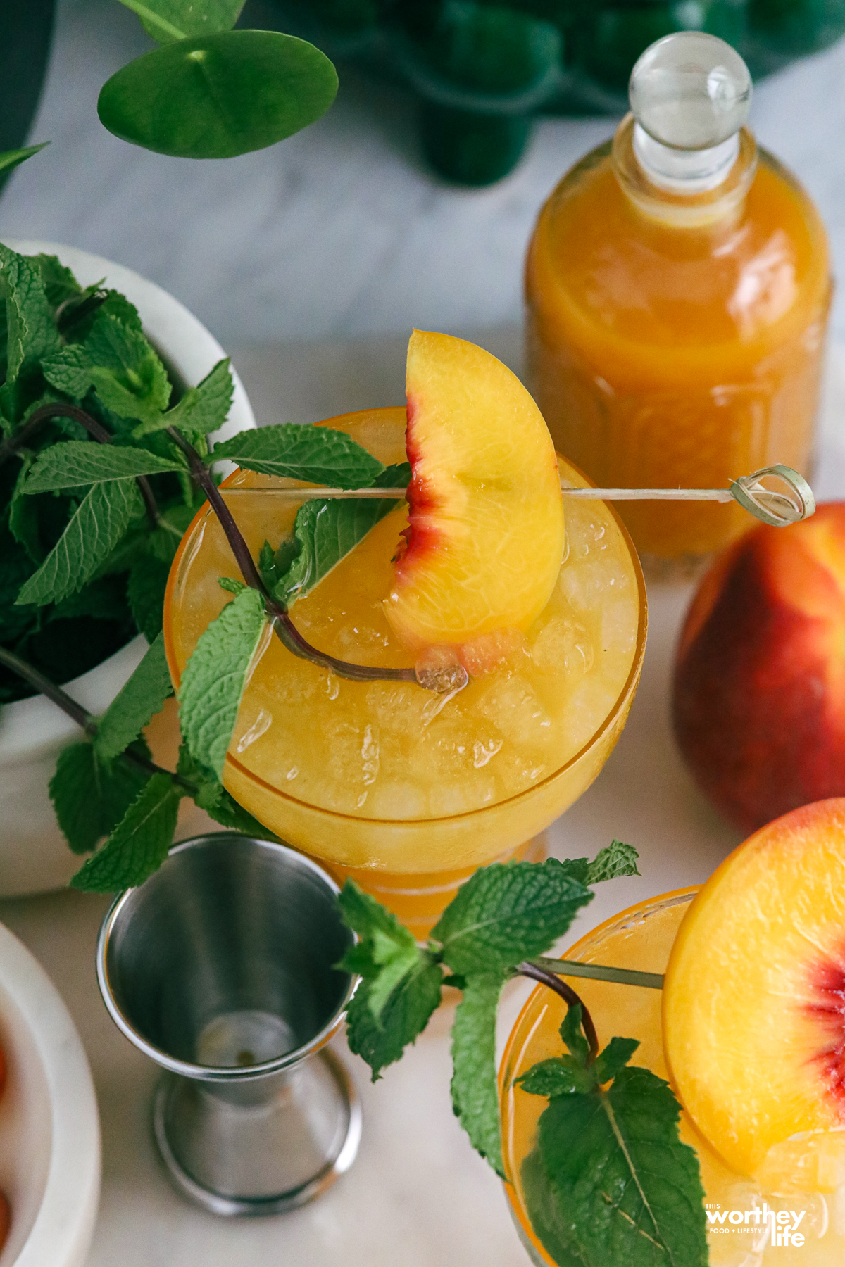 Peach Moscow Mule