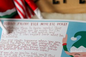 Elf on the Shelf Welcome Letter Printable