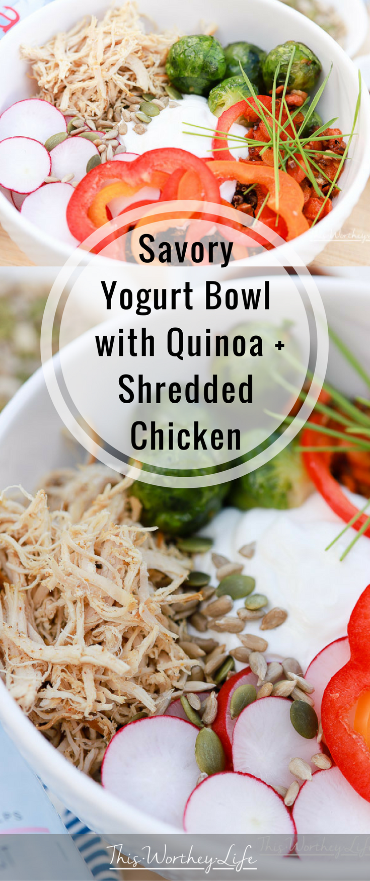 Savory Yogurt Bowl with Quinoa and Chicken