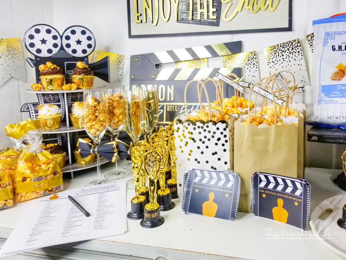 A Date with Oscar – DIY Oscar Party Decor & Accessories