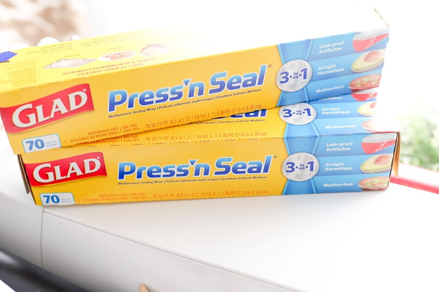A favorite DIY Hack–Using Glad Press'n Seal for Painting