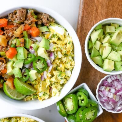 Loaded Breakfast Bowl with potatoes