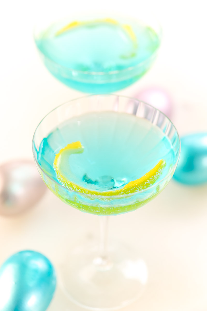 Easter Cocktail Idea | Blue Sunday Cocktail