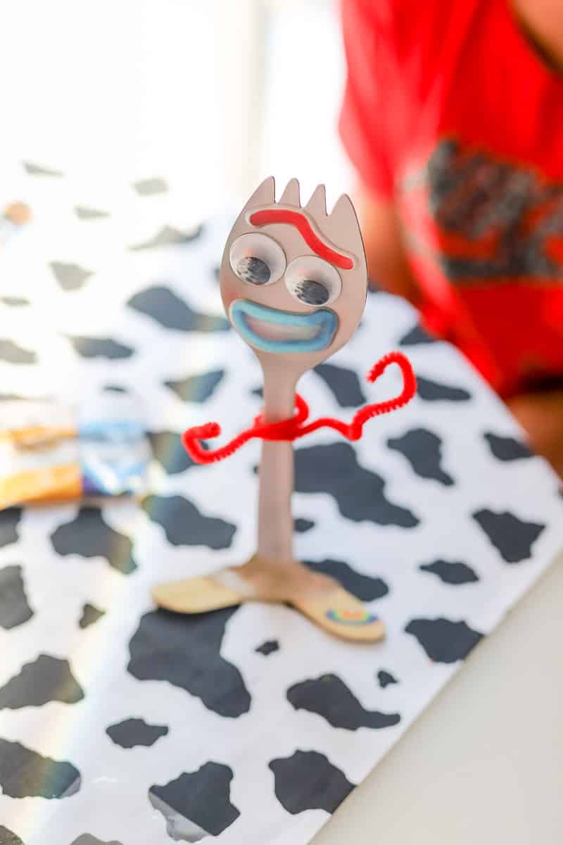 How to Build Forky from Toy Story 4 Disney DIY Arts & Crafts for