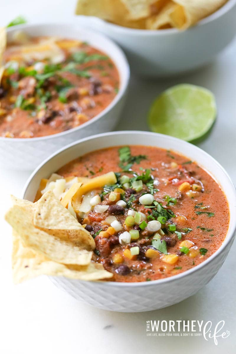 Instant Pot Taco Soup Recipe