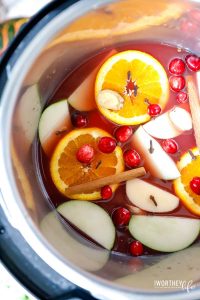 Mulled Sangria Mocktail Made In the Instant Pot