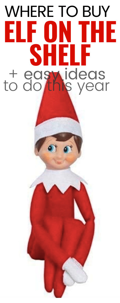 Where To Buy Elf on the Shelf + EASY ideas