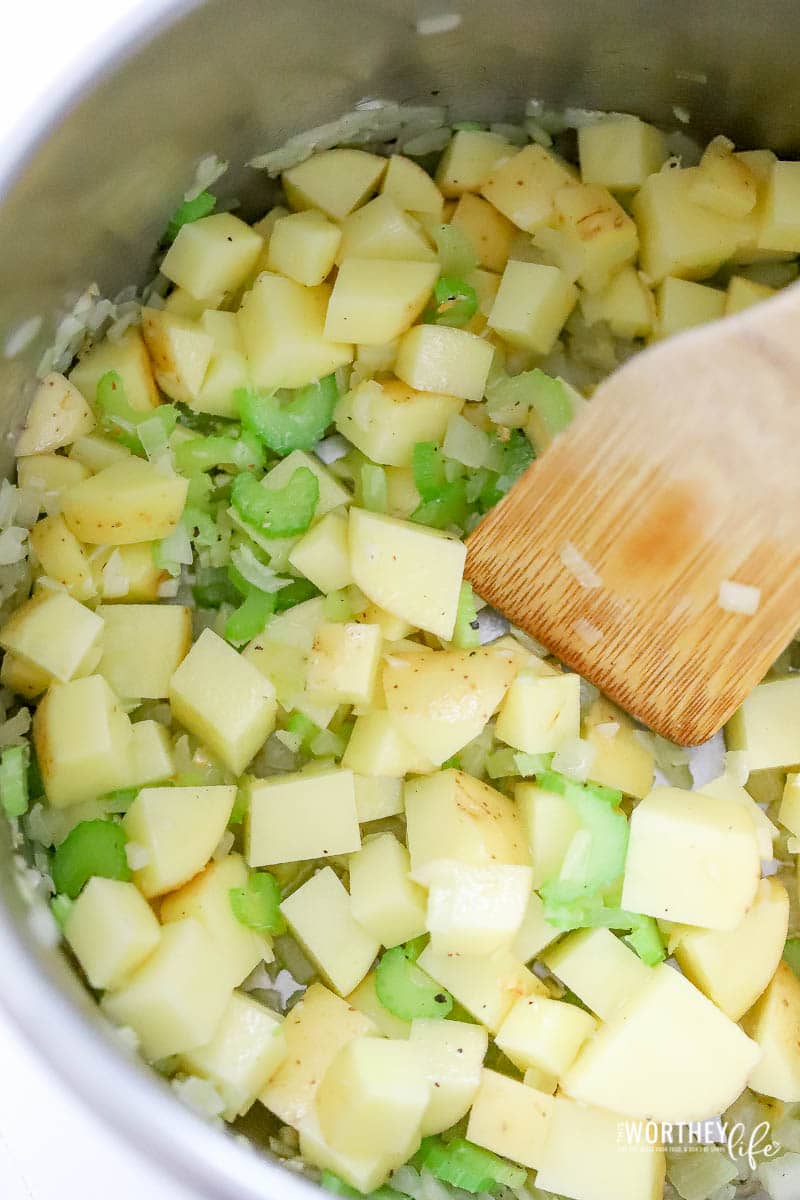 Vegan Corn Potato Chowder | Instant Pot Recipe Idea