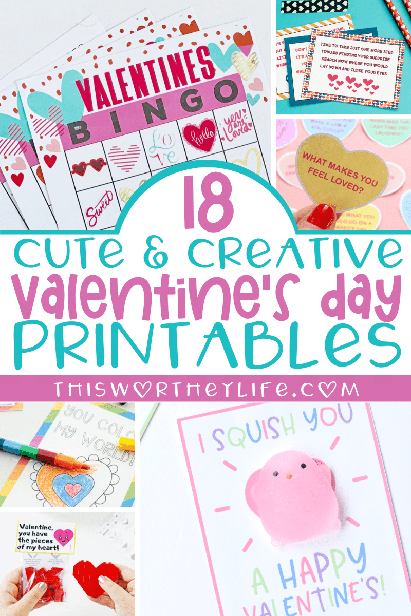 Valentine's Day Printables - Free Printables To Use For Valentine's Day!
