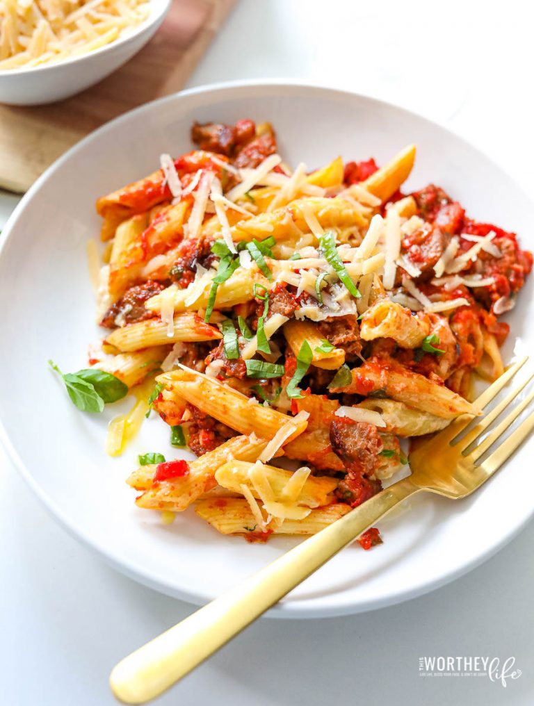Baked Penne Pasta Delicous Dinner Idea Using Pasta