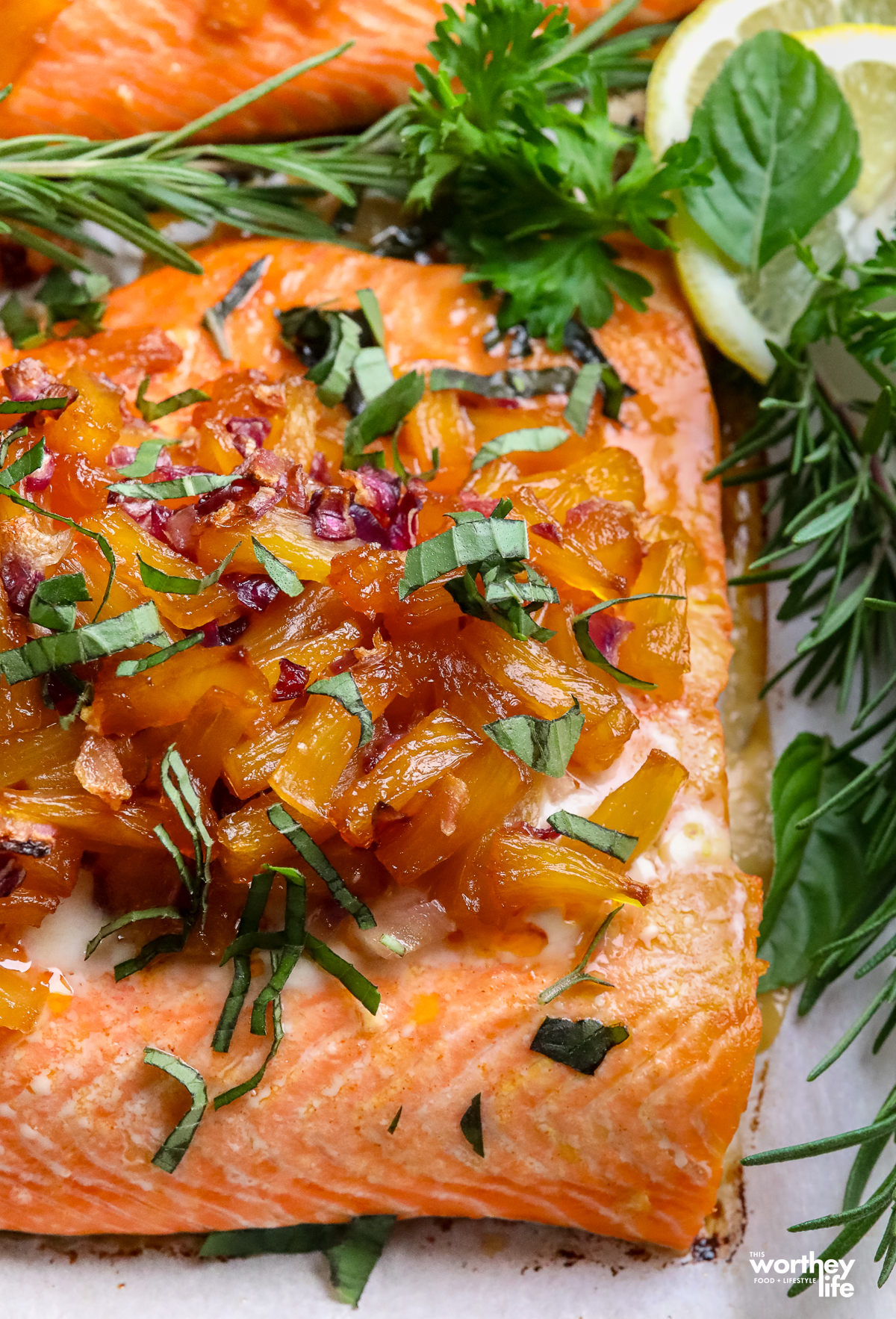 Honey Pineapple Salmon Recipe - Great Holiday or Dinner Idea