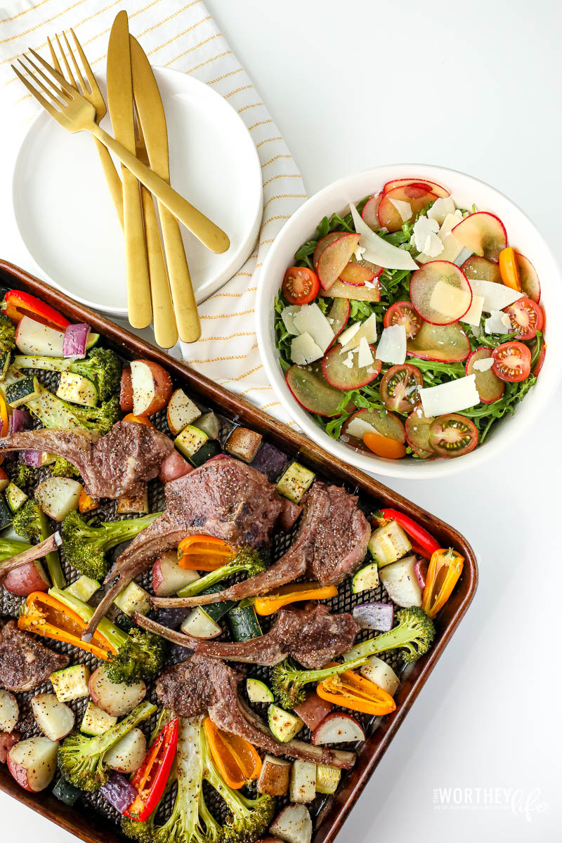 Aussie Lamb Sheet Pan Dinner | Easy Dinner Idea