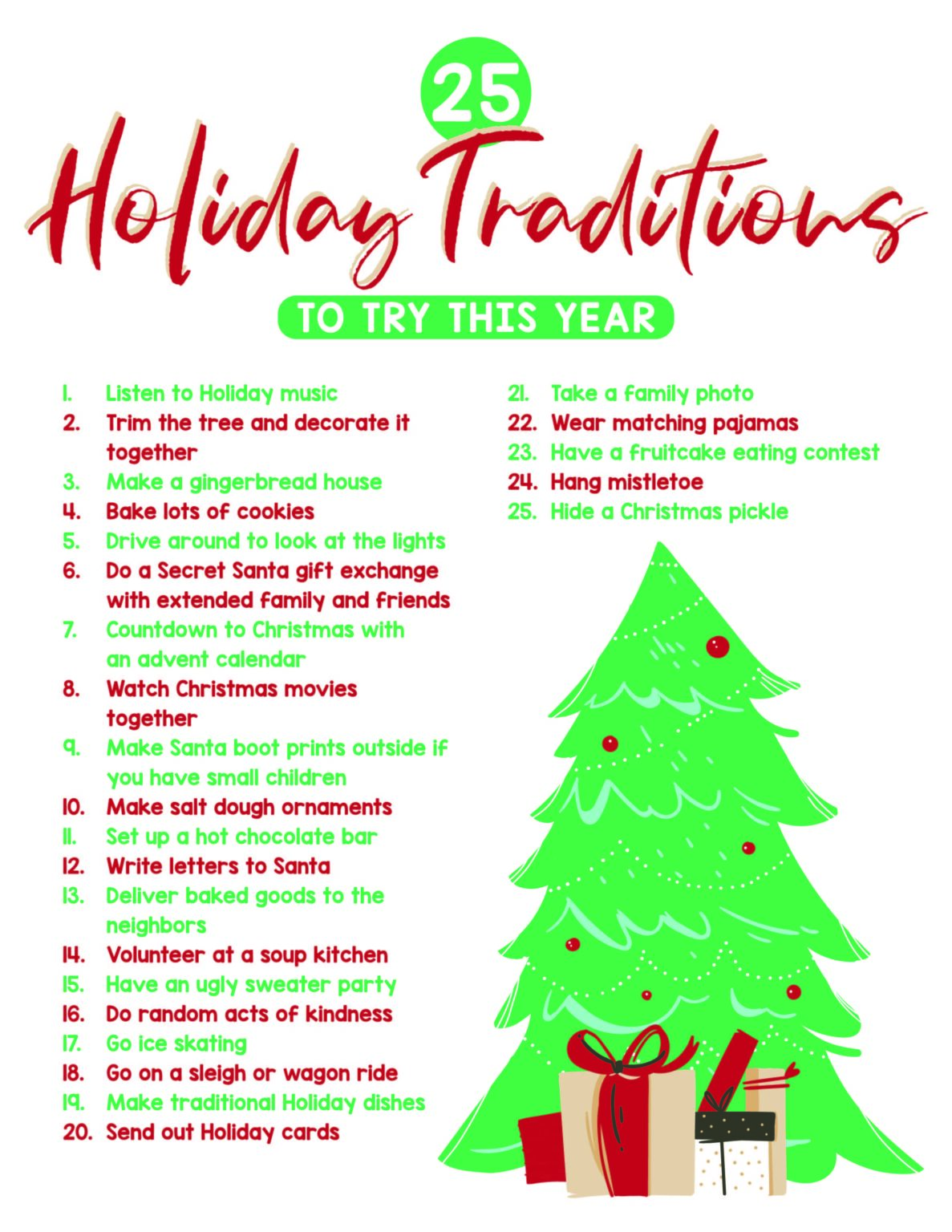 25 Holiday Traditions To Try This Year