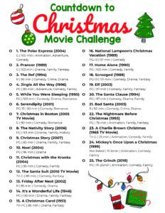 Christmas Movie Countdown