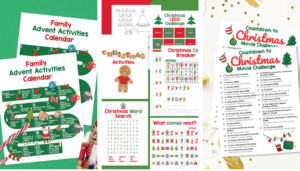 50+ Free Christmas Printables for Happy & Merry Holiday Fun