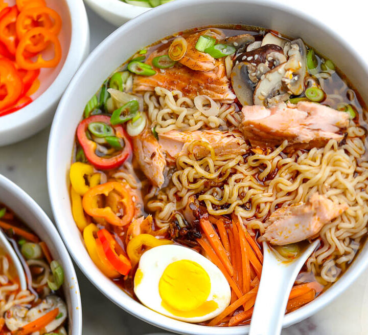 Salmon Ramen Recipe | Homemade Ramen Recipe