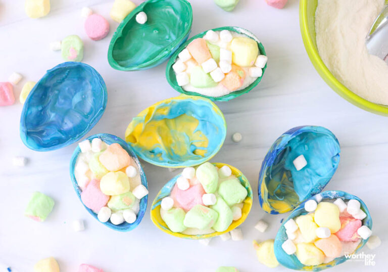 Easter Egg Hot Chocolate Bombs