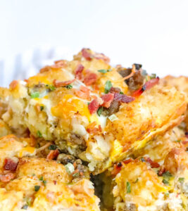 Tater Tot Breakfast Casserole With Sausage | Breakfast Recipe