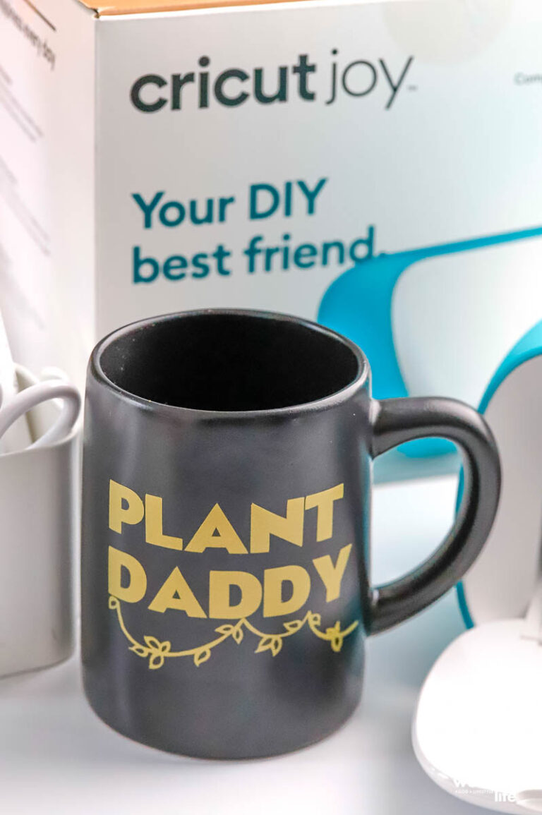 Plant Daddy Mug Cricut Joy Project Fathers Day Ideas