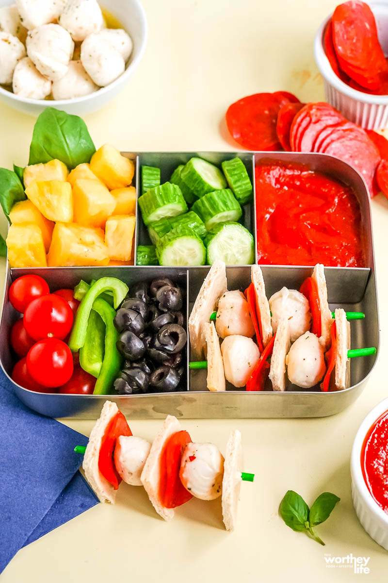 Lunchbox Kabobs (Kid Approved) - Healthy Little Peach