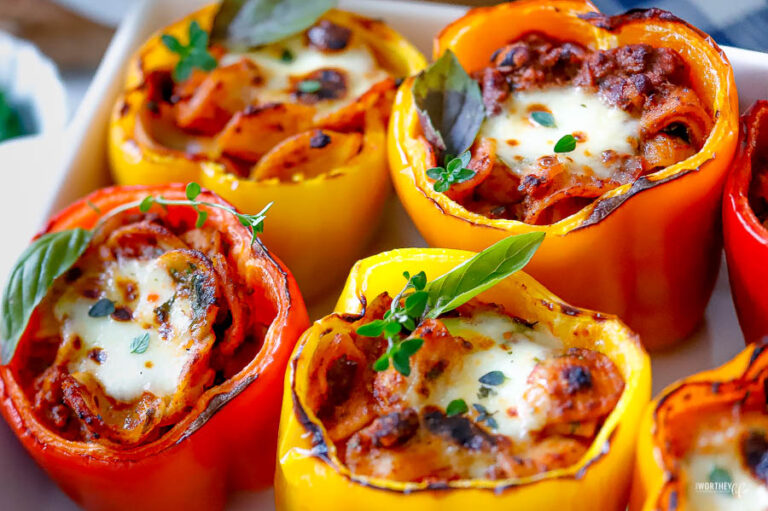 Chili Stuffed Peppers Easy Recipe