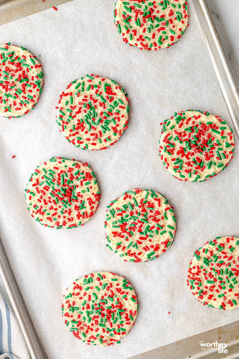 Christmas Sprinkle Cookies | Christmas Cookie Recipe