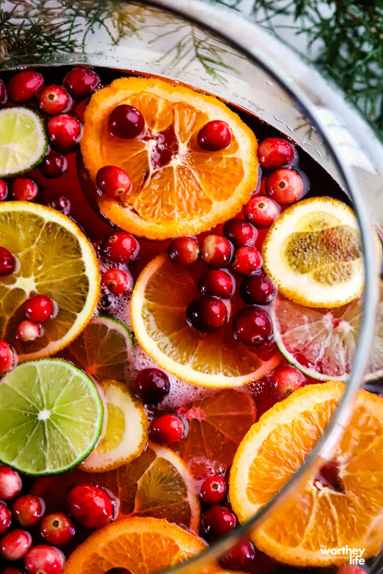 Sprite With Cranberry Punch Holiday Recipe for a crowd