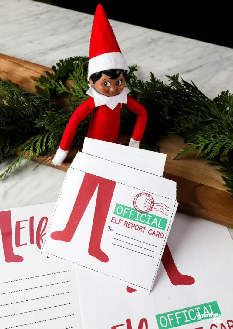 Elf On The Shelf Report Card Printable