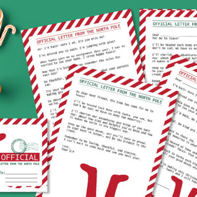 Elf on the Shelf Letter - Welcome + Goodbye