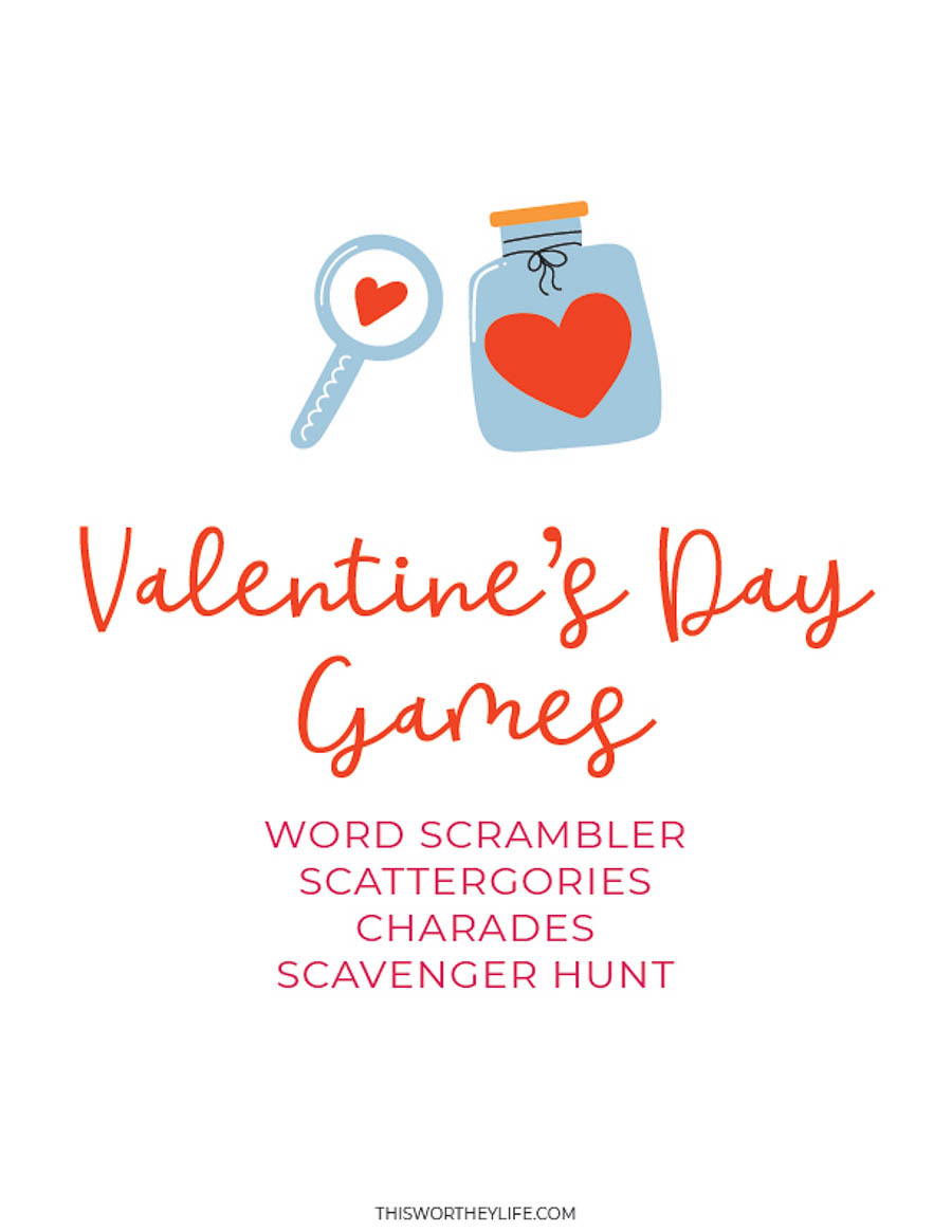 Valentine's Day Games Printables To Use For Free