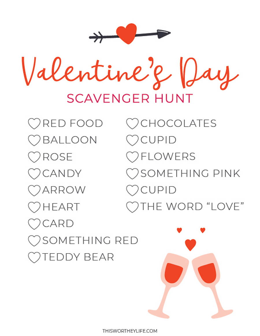 Valentine's Day Games Printables To Use For Free
