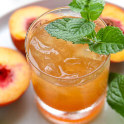 Peach Bourbon Smash