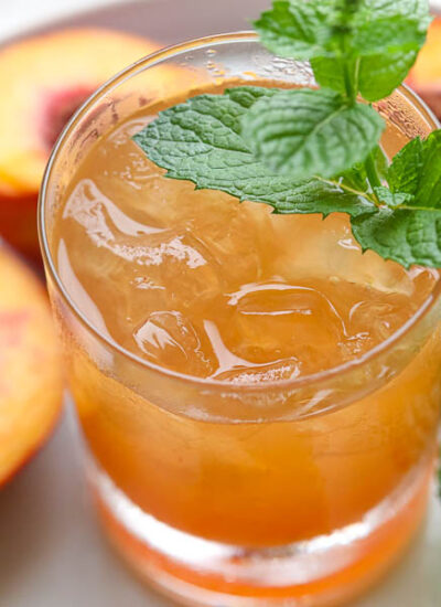 Peach Bourbon Smash