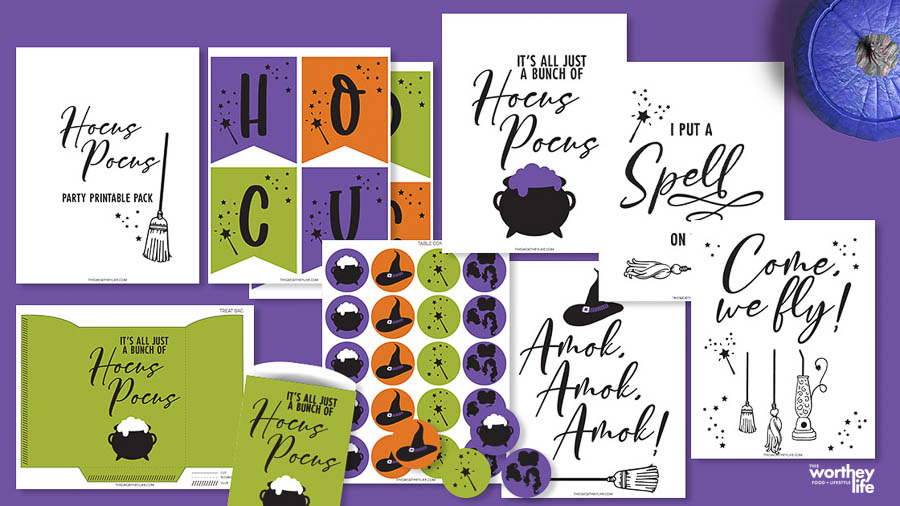 Hocus Pocus Party Printables