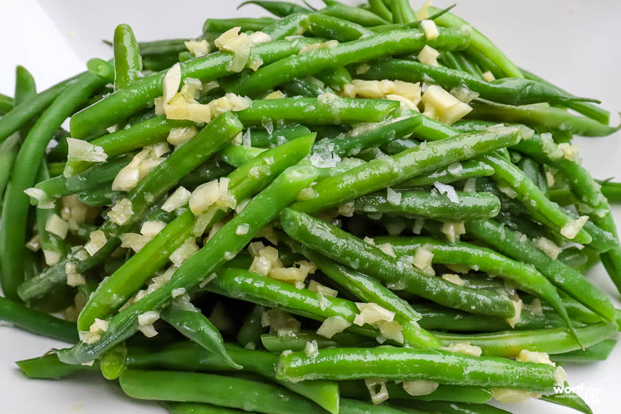 Honey Garlic Butter French Green Beans