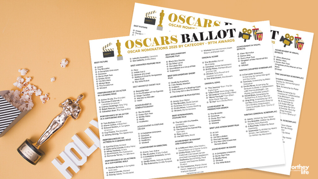 Oscars Ballot 2025