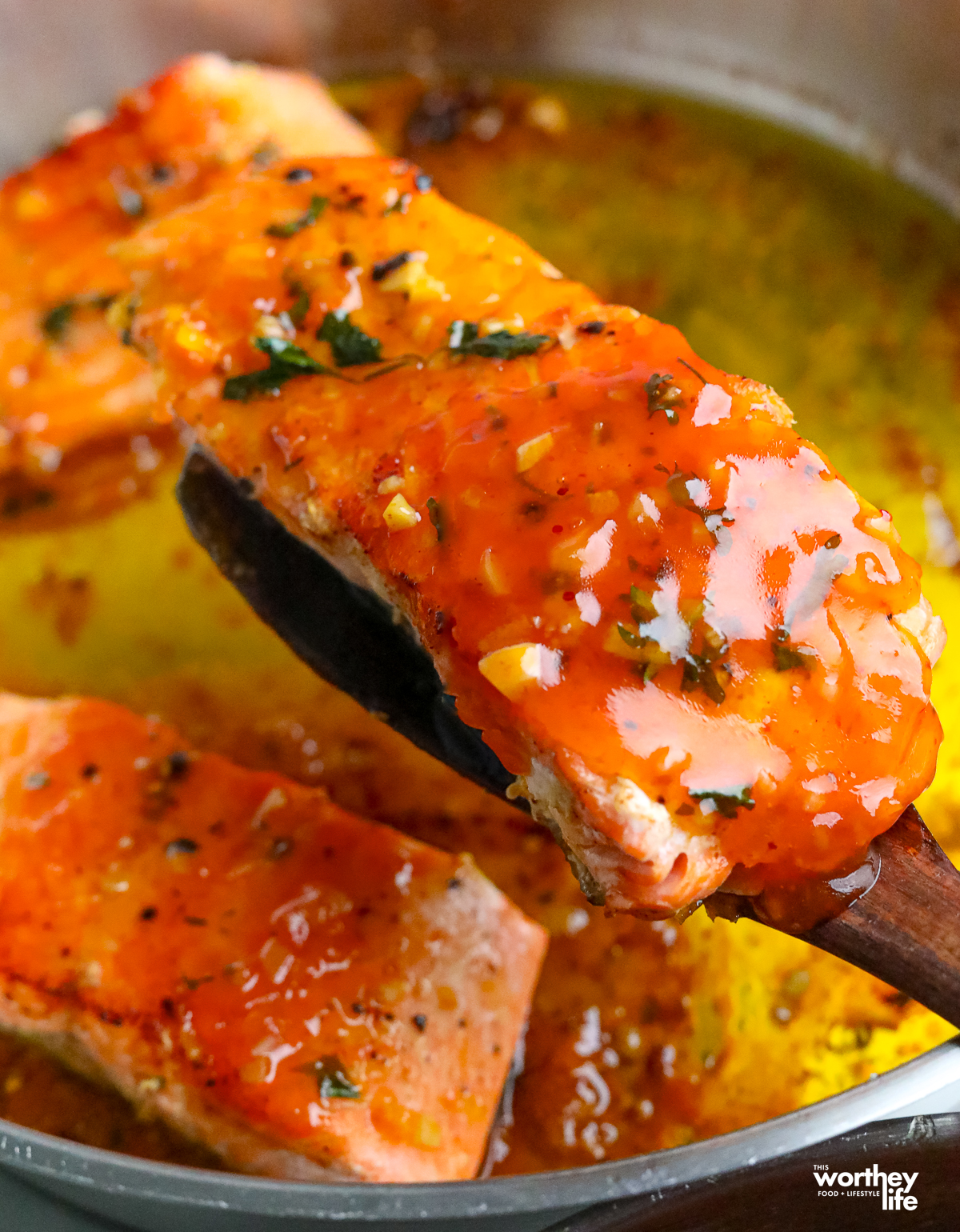 Hot Honey Orange Salmon - Make For Dinner Tonight!