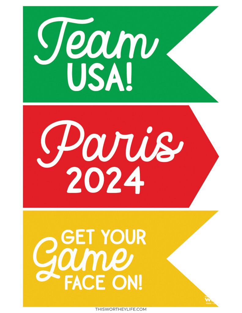 free olympic banner printables