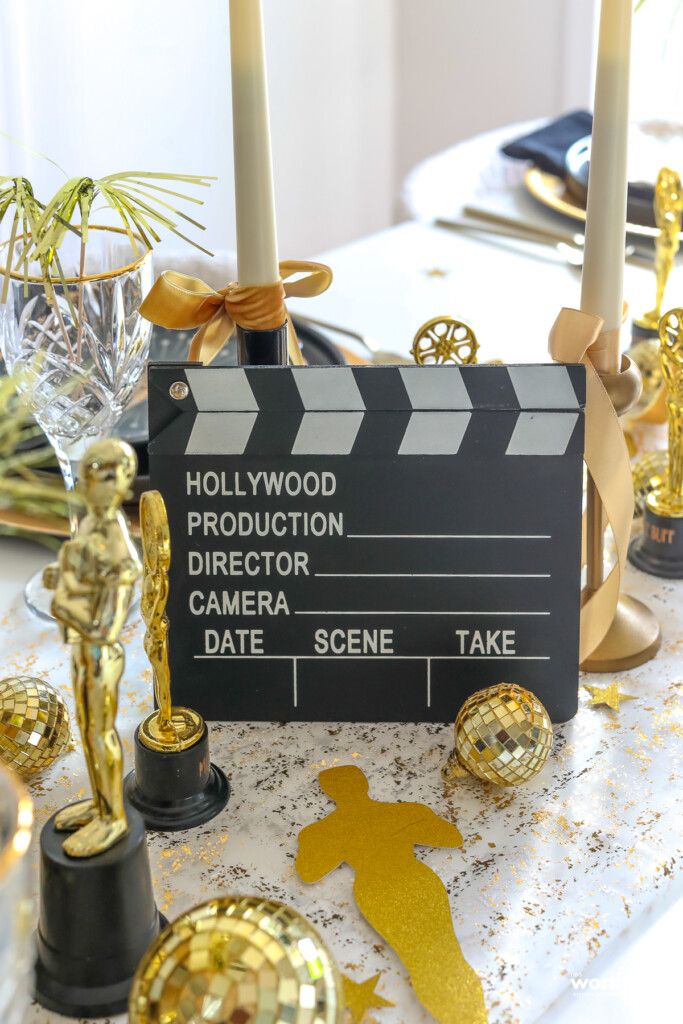 oscar themed centerpiece idea